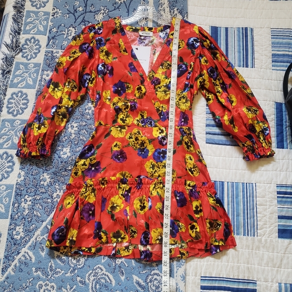 The Attico Ruffled Floral Pansy Dress, gorgeous! - Picture 9 of 14